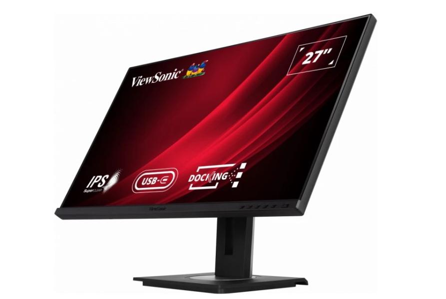 Монитор ViewSonic VG2756-4K, 27" (68.58 cm) IPS панел, 4K UHD, 5 ms, 350 cd/m2, DisplayPort, 2x HDMI, USB-C, USB, LAN