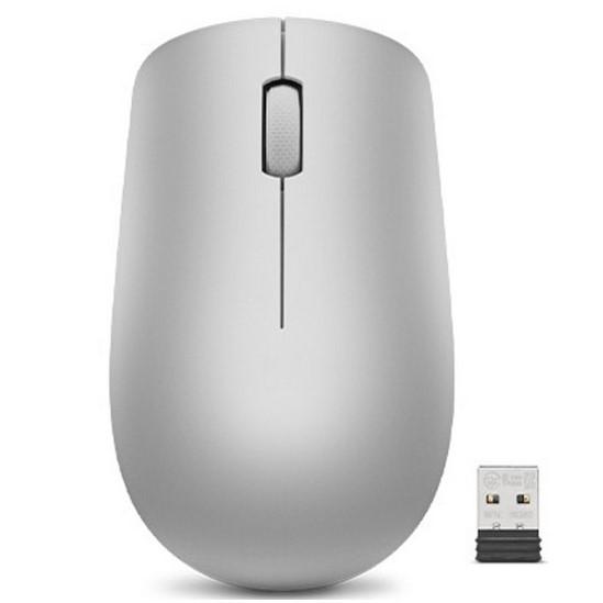 Мишка Lenovo 530 Wireless Platinum Grey, оптична, 1200 dpi, USB