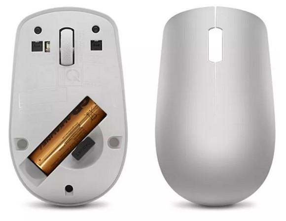 Мишка Lenovo 530 Wireless Platinum Grey, оптична, 1200 dpi, USB