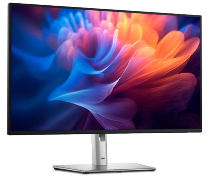 Монитор, Dell P2725H, 27.0" (68.58 cm) Full HD LED, IPS Anti-Glare, 5ms, 100 Hz, 1500:1, 300 cd/m2, 1920x1080, 99% sRGB, USB-C, 4xUSB 3.2, HDMI, Display Port, VGA, Height Adjustable, Pivot, Swivel, Tilt, Black