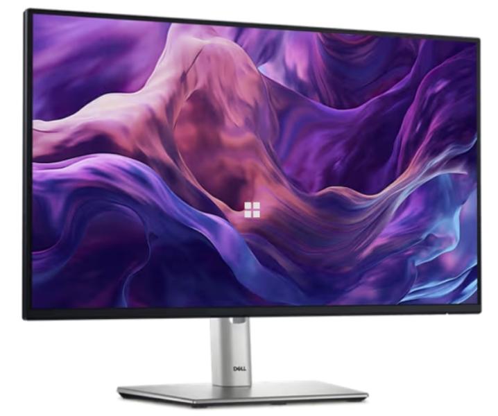 Монитор, Dell P2425HE, 23.8" (60.45cm) Full HD LED, IPS Anti-Glare, 5ms, 100 Hz, 1500:1, 250 cd/m2, 1920x1080, 99% sRGB, USB-C Hub,USB 3.2, HDMI, Display Port, RJ45, PD 90W, Height Adjustable, Pivot, Swivel, Tilt, Black/Silver 