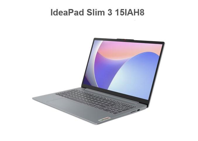 Лаптоп IdeaPad Slim 3 15IAH8, 15.6'' (39.62 cm) FHD, Intel Core i5-1245 8C (2.0 / 4.4GHz, 12MB Cache), 16GB DDR5, 512GB DDS, Free DOS