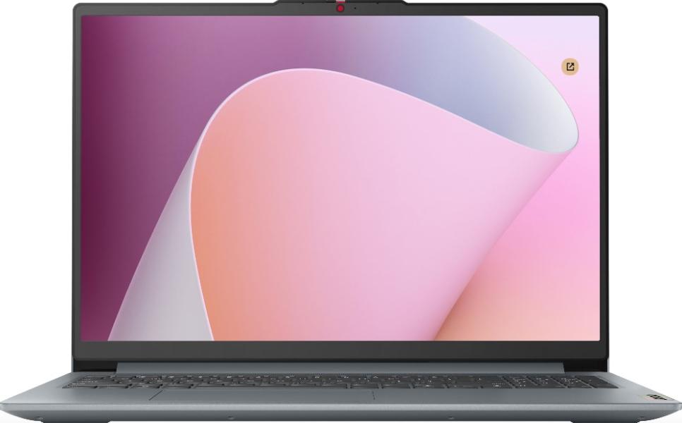 Лаптоп Lenovo IdeaPad Slim 3 15IAH8, 15.6", Full HD, Intel Core i5-12450H (2.0/4.4GHz, 12MB), Intel UHD Graphics Xe G4 48EUs, 16GB DDR5, 512GB, Free DOS