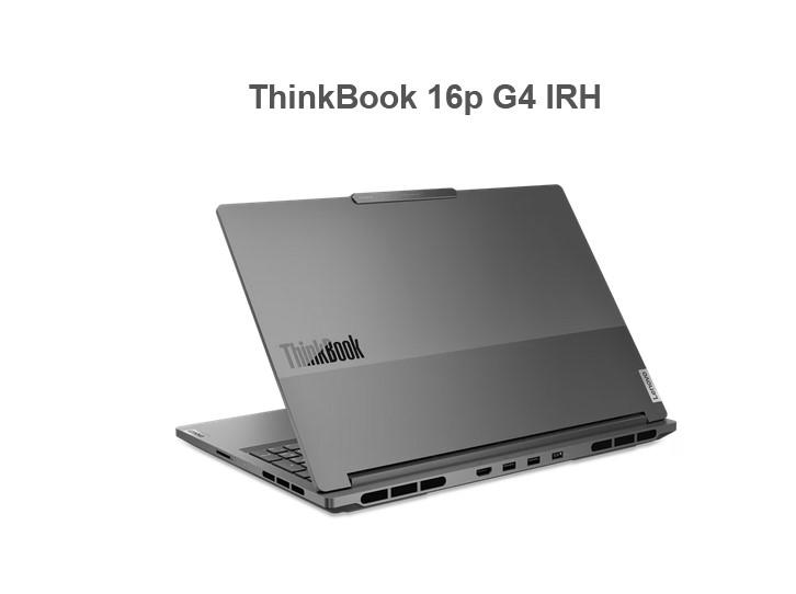 Лаптоп Lenovo ThinkBook 16p G4 IRH, Intel Core i7-13700H 14C (1.80 / 5.00 GHz, 24 MB cache), 16.0" (40.64 cm) 3.2K AG, NVIDIA GeForce 4060 8GB, 32GB (2x16GB) DDR5, 1TB SSD M.2, Wi-Fi 6E + BT, Free DOS