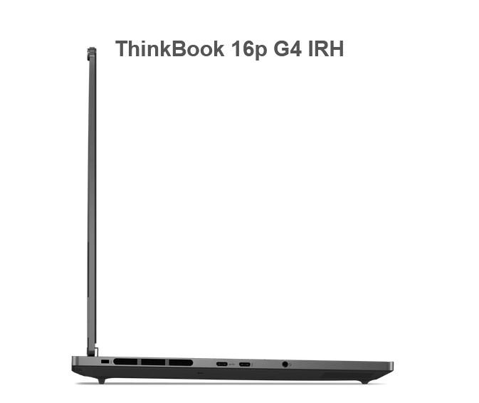 Лаптоп Lenovo ThinkBook 16p G4 IRH, Intel Core i7-13700H 14C (1.80 / 5.00 GHz, 24 MB cache), 16.0" (40.64 cm) 3.2K AG, NVIDIA GeForce 4060 8GB, 32GB (2x16GB) DDR5, 1TB SSD M.2, Wi-Fi 6E + BT, Free DOS
