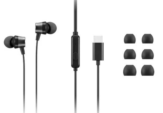 Слушалки LENOVO USB-C Wired In-Ear Headphones with inline control
