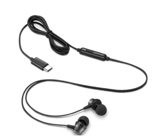 Слушалки LENOVO USB-C Wired In-Ear Headphones with inline control