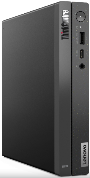Настолен компютър LENOVO ThinkCentre Neo 50q G4 Tiny, Core i5-13420H 8C (2.10 / 4.60 GHz, 12 MB cache), 16GB DDR4, 1TB SSD M.2, Free DOS