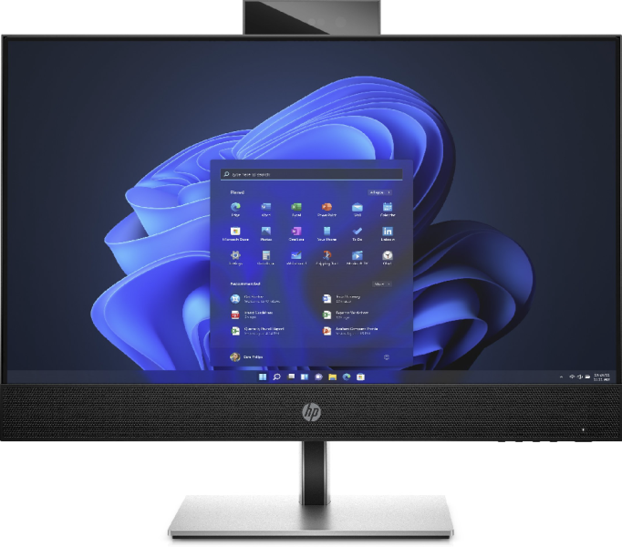 Компютър HP All-in-One ProOne 440 G9, Intel Core i5-13500T 14C (1.20 / 4.60 GHz, 24 MB Cache), 23.8" (60.45cm) Full HD IPS Anti-Glare, 16GB DDR4, 512GB SSD NVMe, HDMI, DP, 1x USB 3.2 Gen 1 Type-C, Windows 11 Pro