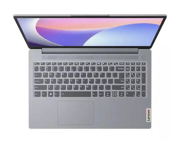 Лаптоп Lenovo IdeaPad Slim 3 15IAN8, Intel Core i3-N305 8C (1.8/3.8GHz, 10MB), 15.6" (39.62cm) Full HD Anti-Glare, 8GB LPDDR5, 512GB SSD NVMe, 1x USB 3.2 Gen 1 Type-C, Free DOS