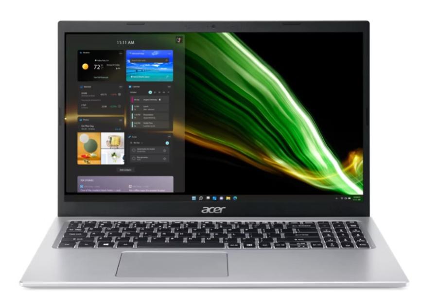 Лаптоп Acer Aspire 5 A515-56-59HL, Intel Core i5-1135G7 4C (2.4/4.2GHz, 8M Cache), 15.6" (39.62cm) Full HD Anti-Glare, 8GB DDR4, 1TB SSD NVMe, 2x USB 3.2 Gen 1, Free DOS