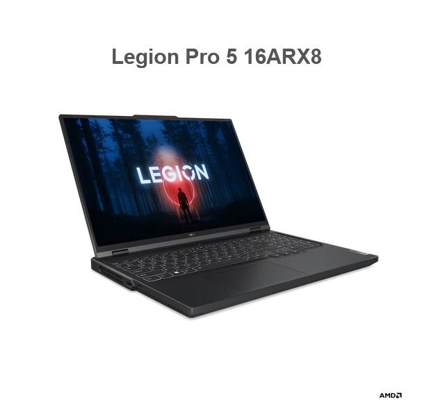 Лаптоп Lenovo Legion Pro 5 16ARX8, 16.0" (40.64 cm), WQXGA, WQXGA 500N 240Hz HDR, AMD Ryzen 7 7745HX (3.6/5.1GHz, 32M), NVIDIA RTX 4060 8GB GDDR6 DLSS 3, 32GB DDR5, 1TB SSD, Free DOS