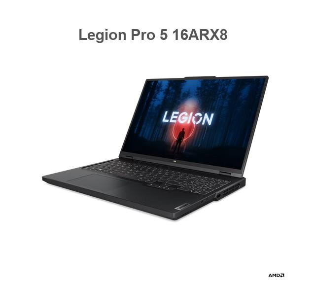 Лаптоп Lenovo Legion Pro 5 16ARX8, 16.0" (40.64 cm), WQXGA, WQXGA 500N 240Hz HDR, AMD Ryzen 7 7745HX (3.6/5.1GHz, 32M), NVIDIA RTX 4060 8GB GDDR6 DLSS 3, 32GB DDR5, 1TB SSD, Free DOS
