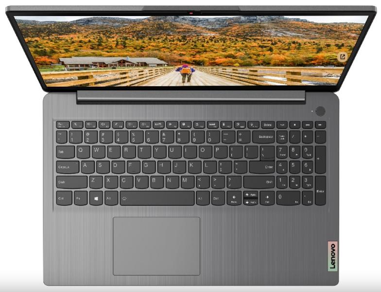Лаптоп Lenovo IdeaPad 3 15IAU7, 15.6'' (39.62 cm), Full HD, Intel Core i3-1215U 6C (1.2/4.4GHz, 10MB), Intel UHD Graphics, 8GB DDR4, 512GB SSD, Free DOS