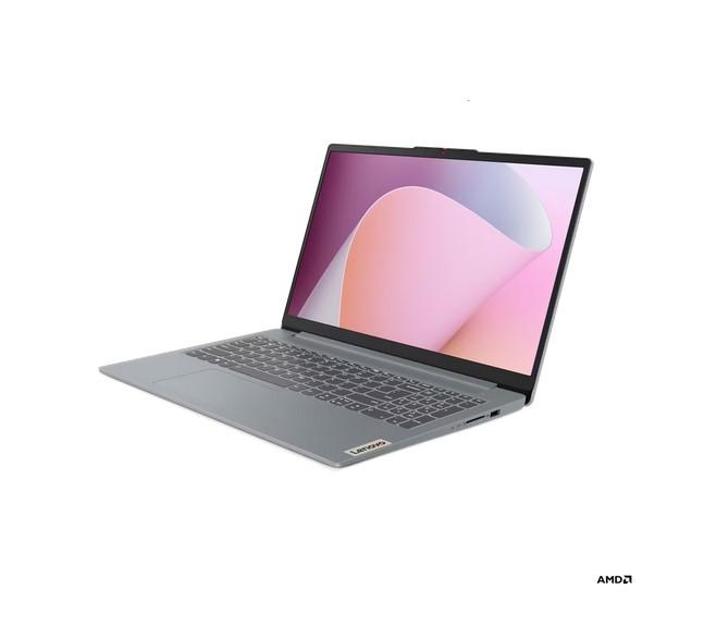 Лаптоп Lenovo IdeaPad Slim 3 15ABR8, 15.6'' (39.62 cm), Full HD, AMD Ryzen 7 7730U 8C (2.0/4.5GHz, 16MB), AMD Radeon Graphics, 8GB DDR4, 512GB SSD, Free DOS