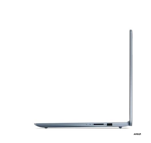 Лаптоп Lenovo IdeaPad Slim 3 15ABR8, 15.6'' (39.62 cm), Full HD, AMD Ryzen 7 7730U 8C (2.0/4.5GHz, 16MB), AMD Radeon Graphics, 8GB DDR4, 512GB SSD, Free DOS