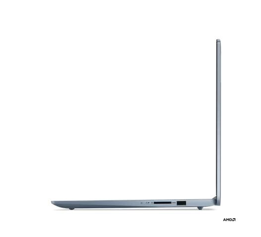 Лаптоп Lenovo IdeaPad Slim 3 15ABR8, 15.6'' (39.62 cm), Full HD, AMD Ryzen 5 7430U 6C (2.3/4.3GHz, 16MB), AMD Radeon Graphics, 16GB DDR4, 512GB SSD, Free DOS