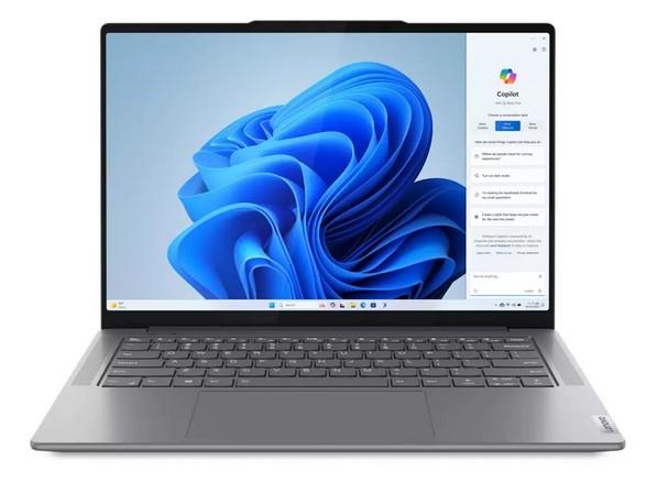 Лаптоп Lenovo Yoga Pro 7 14IMH9,  Intel Core Ultra 9 185H 16C (2.3/5.1GHz, 24MB Cache), 14.5" (36.83cm) 3K IPS 400nits Glare 120Hz Touch, NVIDIA GeForce RTX 4060 8GB, 32GB LPDDR5X, 1TB SSD NVMe, 1x Thunderbolt 4, Free DOS