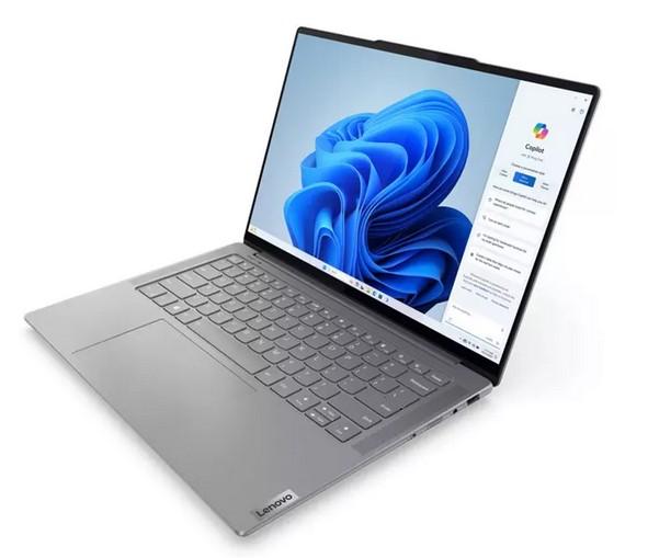 Лаптоп Lenovo Yoga Pro 7 14IMH9,  Intel Core Ultra 9 185H 16C (2.3/5.1GHz, 24MB Cache), 14.5" (36.83cm) 3K IPS 400nits Glare 120Hz Touch, NVIDIA GeForce RTX 4060 8GB, 32GB LPDDR5X, 1TB SSD NVMe, 1x Thunderbolt 4, Free DOS