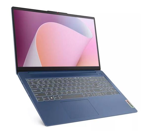 Лаптоп Lenovo IdeaPad Slim 3 15AMN8, AMD Ryzen 5 7520U 4C (2.8GHz/4.3GHz, 4MB Cache) 15.6" (39.62cm) Full HD Anti-Glare, 16GB LPDDR5, 512GB SSD NVMe, 1x USB 3.2 Gen1 Type-C, Free DOS