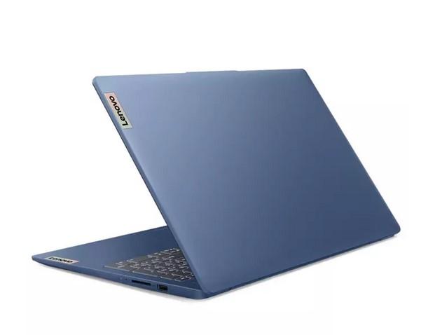 Лаптоп Lenovo IdeaPad Slim 3 15AMN8, AMD Ryzen 5 7520U 4C (2.8GHz/4.3GHz, 4MB Cache) 15.6" (39.62cm) Full HD Anti-Glare, 16GB LPDDR5, 512GB SSD NVMe, 1x USB 3.2 Gen1 Type-C, Free DOS