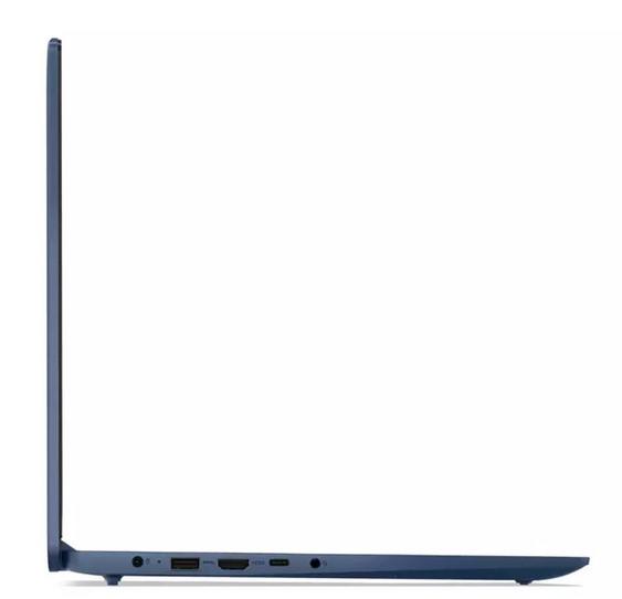 Лаптоп Lenovo IdeaPad Slim 3 15AMN8, AMD Ryzen 5 7520U 4C (2.8GHz/4.3GHz, 4MB Cache) 15.6" (39.62cm) Full HD Anti-Glare, 16GB LPDDR5, 512GB SSD NVMe, 1x USB 3.2 Gen1 Type-C, Free DOS
