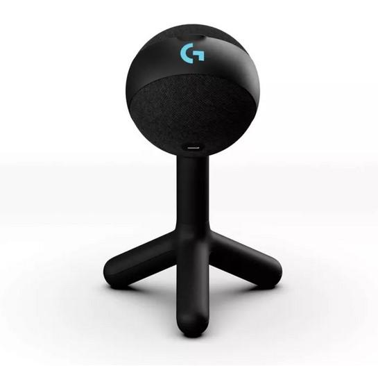 Микрофон Logitech Yeti Orb, кондензаторен, кардиоиден, 24-bit/48kHz запис, USB, RGB подсветка, черен