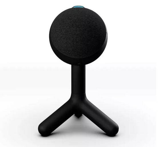 Микрофон Logitech Yeti Orb, кондензаторен, кардиоиден, 24-bit/48kHz запис, USB, RGB подсветка, черен