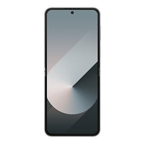 Смартфон Samsung Galaxy Z Flip6 Silver, поддържа 2 sim карти, 6.7" (17.01 cm) Foldable Dynamic AMOLED 2X 120Hz дисплей, осемядрен Snapdragon 8 Gen 3 3.39GHz, 12GB RAM, 512GB Flash памет, 50 + 12 & 10 Mpix камери, Android