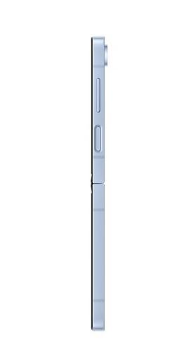 Смартфон Samsung Galaxy Z Flip6 Blue, поддържа 2 sim карти, 6.7" (17.01 cm) Foldable Dynamic AMOLED 2X 120Hz дисплей, осемядрен Snapdragon 8 Gen 3 3.39GHz, 12GB RAM, 256GB Flash памет, 50 + 12 & 10 Mpix камери, Android