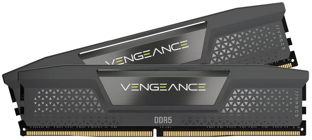 Памет CORSAIR VENGEANCE, 32GB (2x16GB) DDR5 4800MHz/6000 MT/s, CL36, 1.4V, AMD EXPO Memory - Grey