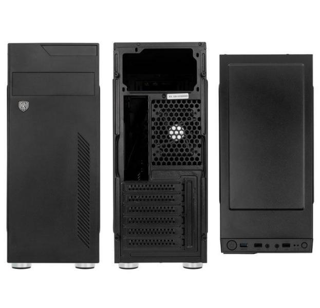 Настолен компютър PC Office, (4-ядрен) AMD Ryzen 3 3200G, (3.6/4.0GHz, 4MB L3 Cache, 1250 MHz графична честота, AM4), 8GB DDR4, 256GB SSD M.2 NVMe, Case ATX, PSU 550W, Free DOS