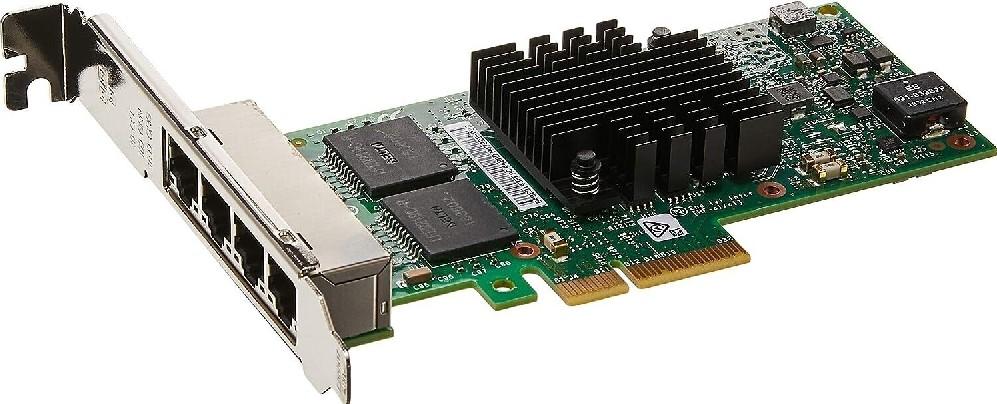 Мрежова карта Intel I350-T4V2, Dual Gigabit Server Adapter PCI-Ex 10/100/1000, 2xRJ45, Bulk