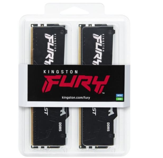 Памет Kingston FURY Beast RGB EXPO 32GB (2x16GB) DDR5 6000MHz, CL30, 1.4V