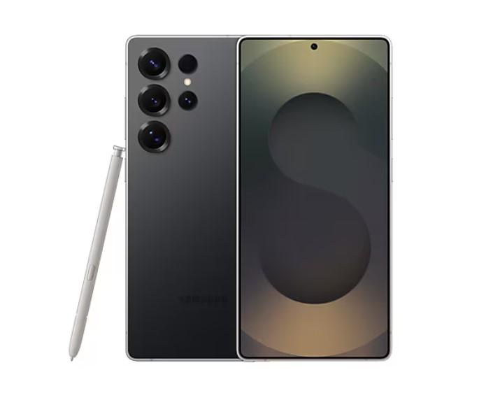 Смартфон Samsung Galaxy S25 Ultra, 6.9" (17.52 cm) Dynamic LTPO AMOLED 2X 120Hz, Snapdragon 8 Elite 4.32 GHz, 12GB RAM, 512GB Flash памет, 200 + 10 + 50 + 50 & 12 Mpix камери, Android, One UI, Black