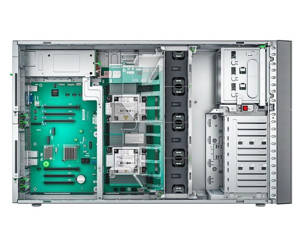 Сървър Fujitsu PRIMERGY TX2550 M7, Intel Xeon Silver 4410Y 12C (2.0/3.9GHz, 30MB Cache), 32GB DDR5 RDIMM, без HDD, 2x 1GbE LAN, 900W PSU, Free DOS