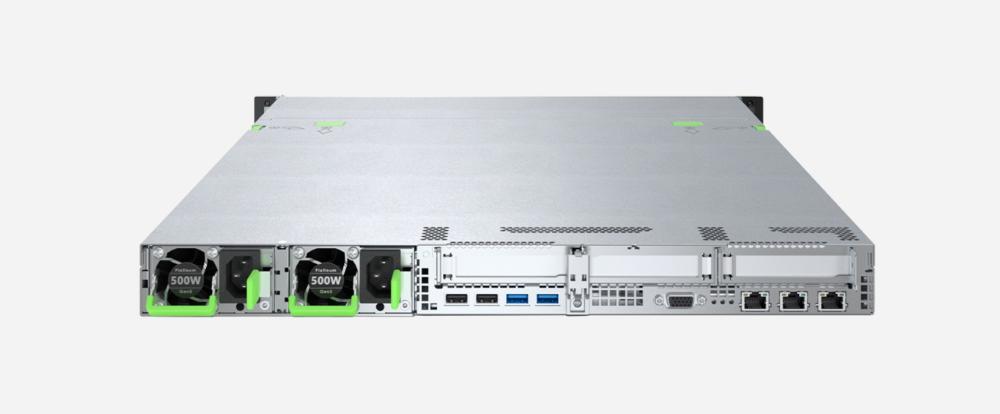Сървър Fujitsu PRIMERGY RX1330 M5, Intel Xeon E-2334 4C (3.4/4.6GHz, 8MB Cache), 32GB DDR4 ECC UDIMM, без HDD, 2x 1GbE LAN, 500W PSU, Free DOS
