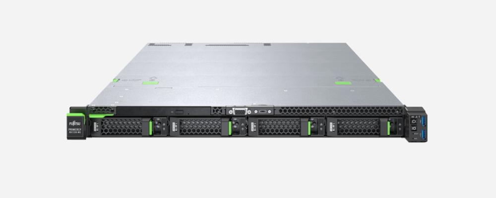 Сървър Fujitsu PRIMERGY RX1330 M5, Intel Xeon E-2334 4C (3.4/4.6GHz, 8MB Cache), 32GB DDR4 ECC UDIMM, без HDD, 2x 1GbE LAN, 500W PSU, Free DOS