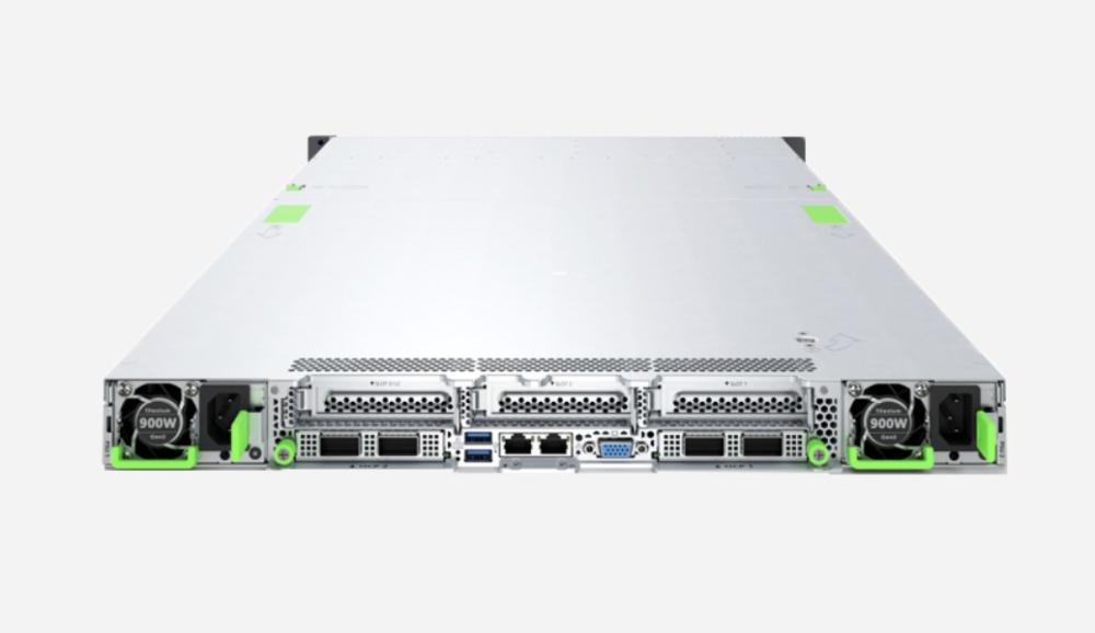 Сървър Fujitsu PRIMERGY RX2540 M7, Intel Xeon Silver 4410T 10C (2.7/3.4 GHz,  26.25MB Cache), 32GB DDR5 ECC UDIMM, без HDD, 4x 1GbE LAN, 2x 900W PSU, Free DOS