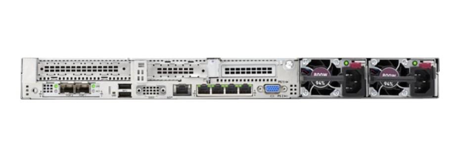 Сървър HPE ProLiant DL360 Gen10, Intel Xeon Silver 4214R 12C (2.4/3.5 GHz, 16.5 MB Cache), 32GB DDR4, без HDD 8x 2.5” SFF, RAID контролер Broadcom MegaRAID MR416i-a, 4x 1GbE, 800W PSU, Free DOS
