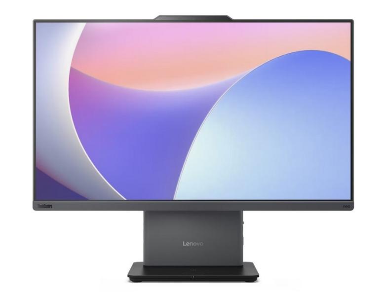 Компютър Lenovo ThinkCentre AIO neo 50a Gen 5, Intel Core i5-13420H 8C (3.4/4.6GHz, 12MB Cache), 23.8" (60.45cm) Full HD IPS Anti-Glare Display, 16GB DDR5, 512GB SSD NVMe, Free DOS
