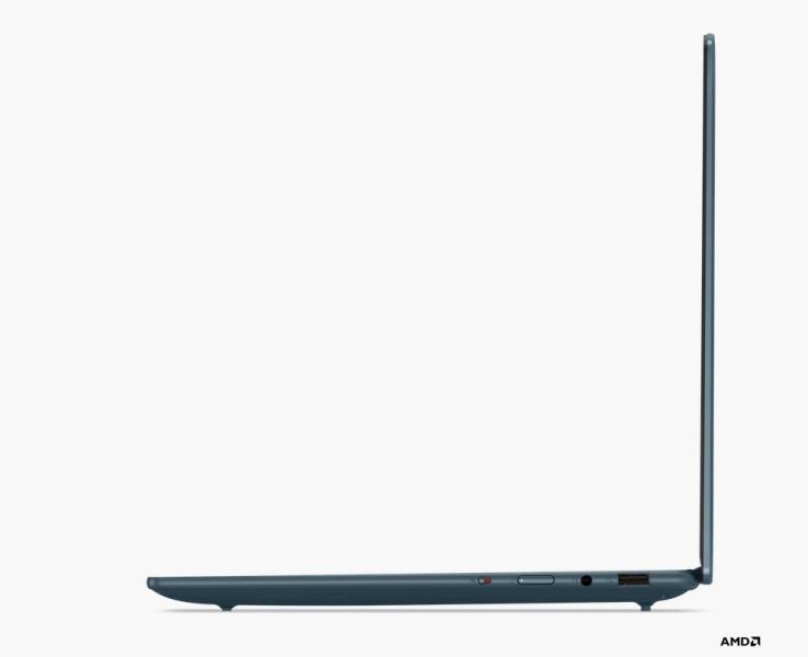 Лаптоп Lenovo Yoga Pro 7 14AHP9, AMD Ryzen 7 8845HS 8C (3.8/5.1GHz, 16MB Cache), 14.5" (36.83cm) WQXGA 90Hz IPS Anti-Glare Display, 16GB LPDDR5X, 1TB SSD NVMe, Free DOS