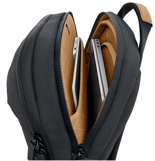 Раница Dell EcoLoop Premier Slim, 14-16" (40.64 cm), джоб за таблет, водоустойчива, черна