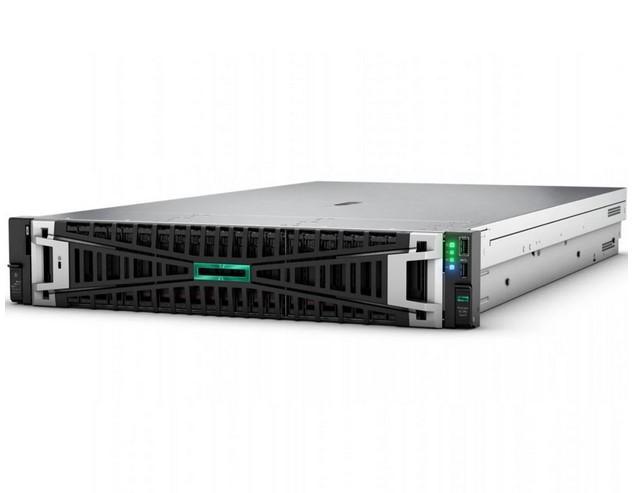 Сървър HPE ProLiant DL380 Gen11, Sapphire Rapids Intel Xeon Silver 12C (2.4/4.1GHz, 30MB Cache), 64GB DDR5, 2x 960GB SATA SSD, 1x RJ45 GbE LAN, 2x 1000W PSU Titanium, Free DOS