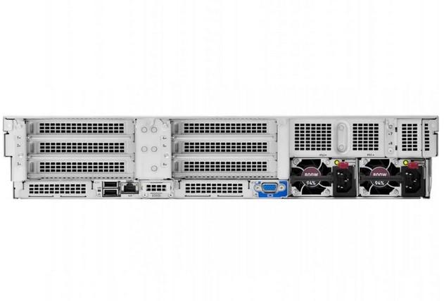 Сървър HPE ProLiant DL380 Gen11, Sapphire Rapids Intel Xeon Silver 12C (2.4/4.1GHz, 30MB Cache), 64GB DDR5, 2x 960GB SATA SSD, 1x RJ45 GbE LAN, 2x 1000W PSU Titanium, Free DOS