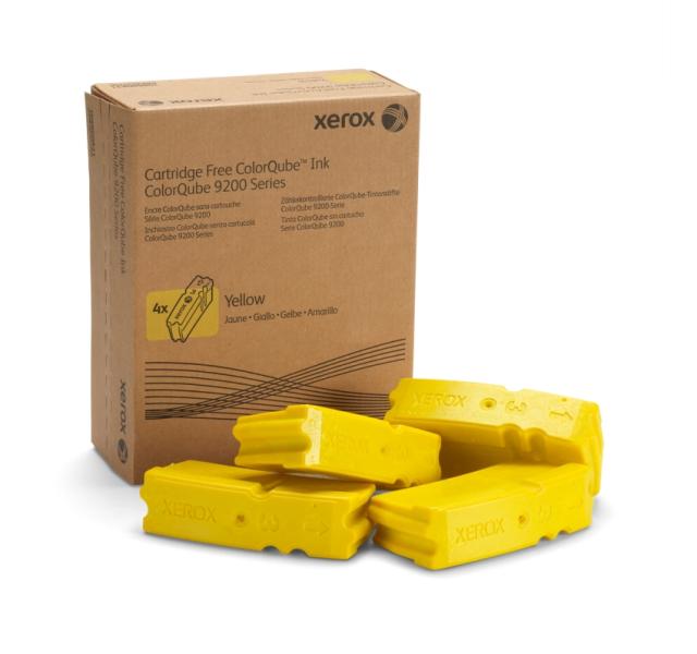 Консуматив Xerox ColorQube 9301/ 9302/ 9303 Yellow ink 4 sticks,  37K at 5% 