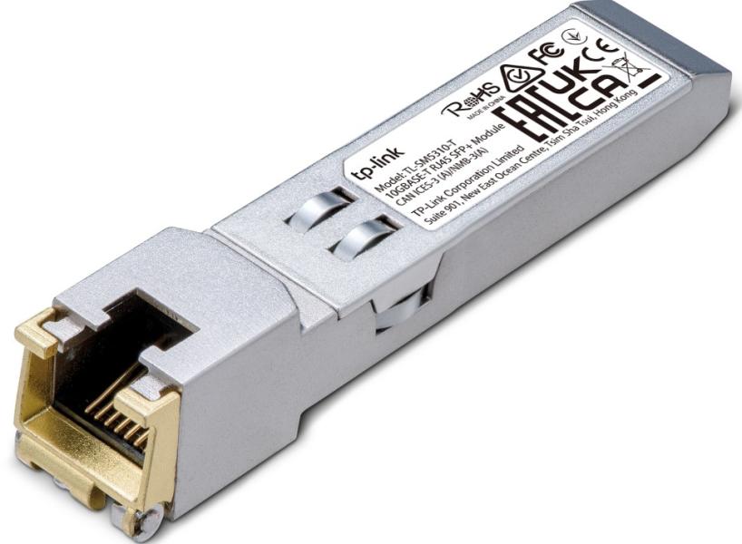 Оптичен преходник TP-Link TL-SM5310-T 10G BASE-T RJ45 SFP+ Module