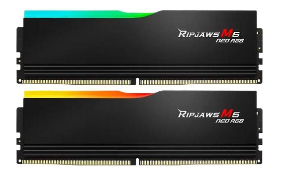 Памет G.SKILL Ripjaws M5 Neo RGB Black 32GB (2x16GB) DDR5 6000 MHz, CL28, 1.4 V 