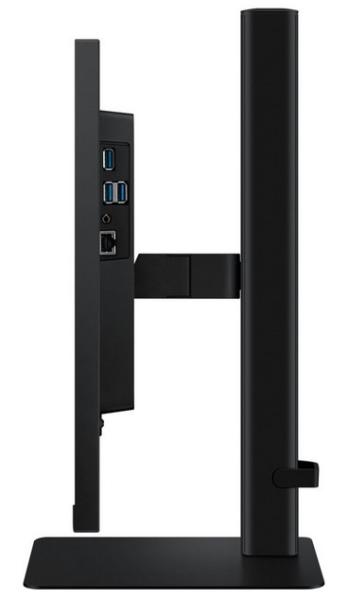 Монитор Samsung ViewFinity S6 LS-24D600UAU, 24" (60.96cm) IPS панел, 100Hz, QHD, 5ms, 1000:1, HDR10, 350cd/m2, HDMI, DP, USB Hub, USB Type-C, LAN