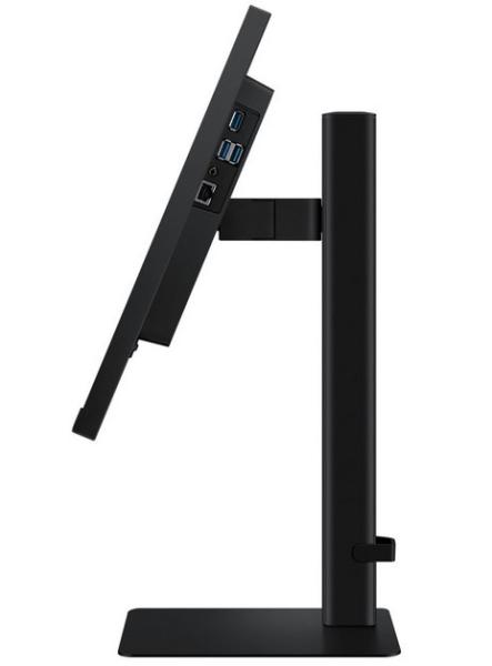 Монитор Samsung ViewFinity S6 LS-24D600UAU, 24" (60.96cm) IPS панел, 100Hz, QHD, 5ms, 1000:1, HDR10, 350cd/m2, HDMI, DP, USB Hub, USB Type-C, LAN